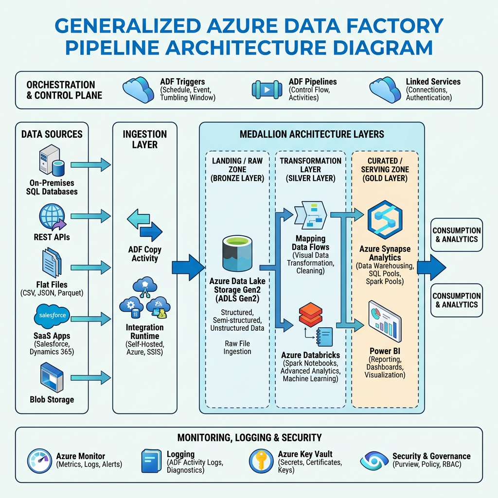 Generalised ADF Pipeline Architecture
